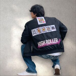 Men's Troop Black | White Windbreaker Track Jacket